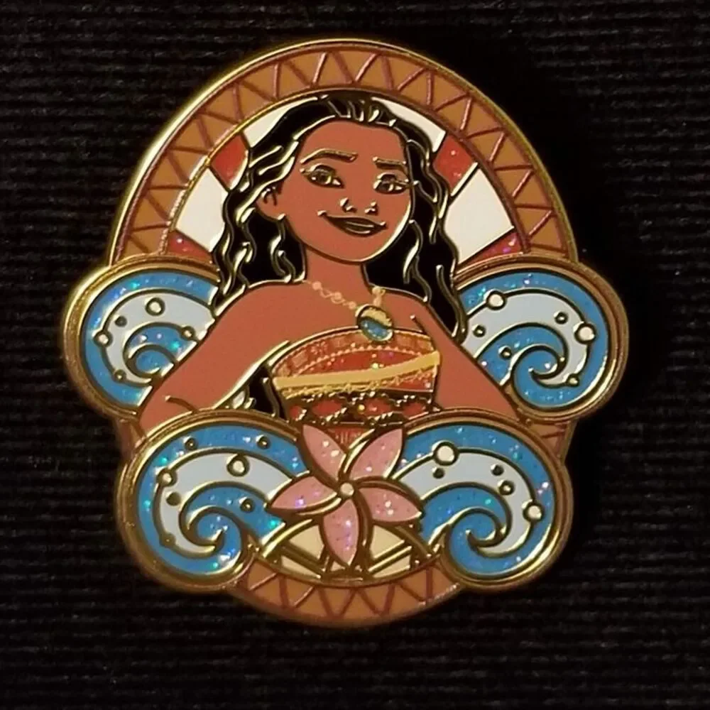 Loungefly CHASER Pin Moana Waves Portrait Mystery Glitter Chase Disney Wave LF
